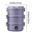 thumbnail image 3 of Border Student Bento Box Children Sealed Fruit Box Salad Box Work Microwave Lunch Box Chopsticks Dip Container Cute Kids Bento Lunch Box, 3 of 6