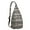 Silver-7, variant on Vintage Boho Sling Backpack – Retro Tribal Ethnic Crossbody Bag, Artistic Geometric Hiking Shoulder Bag for Women & Men, Rustic Floral Travel Daypack