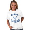 thumbnail image 3 of US Air Force USAF Wings Aim High Men's Graphic T Shirt Tees Brisco Brands M, 3 of 6