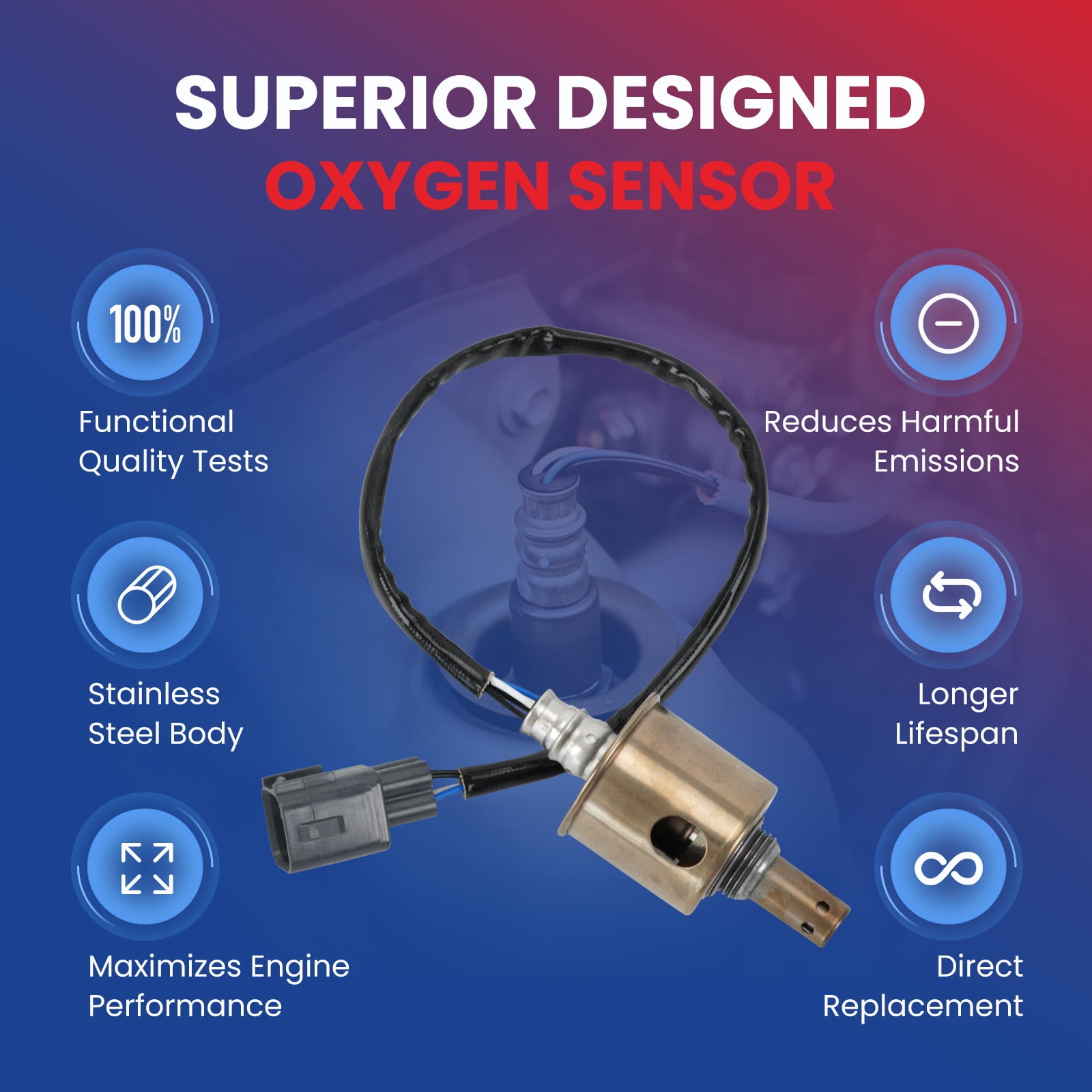 MOCA AUTOPARTS 234-9056 Upstream O2 Oxygen Sensor Fit for 2009-2010 Toyota Corolla Matrix 1.8L & 2004-2009 Toyota Prius 1.5L & 2008-2009 Scion xD 1.8L