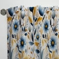 thumbnail image 6 of Designart "Essence Of Artistic Florals IV" Floral Room Darkening Curtain Single Panel, 6 of 6