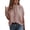Pink Leopard Print, variant on Trendy Summer Women's Leopard Print Stand Collar Casual Blouse
