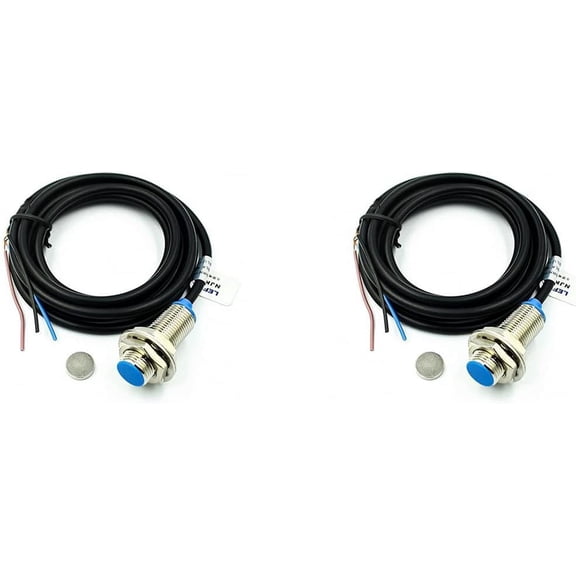 Treedix 2pcs NJK-5002C Hall Effect Switch Proximity Effect Sensor Inductive Switch NPN 3-Wires Hall sensor