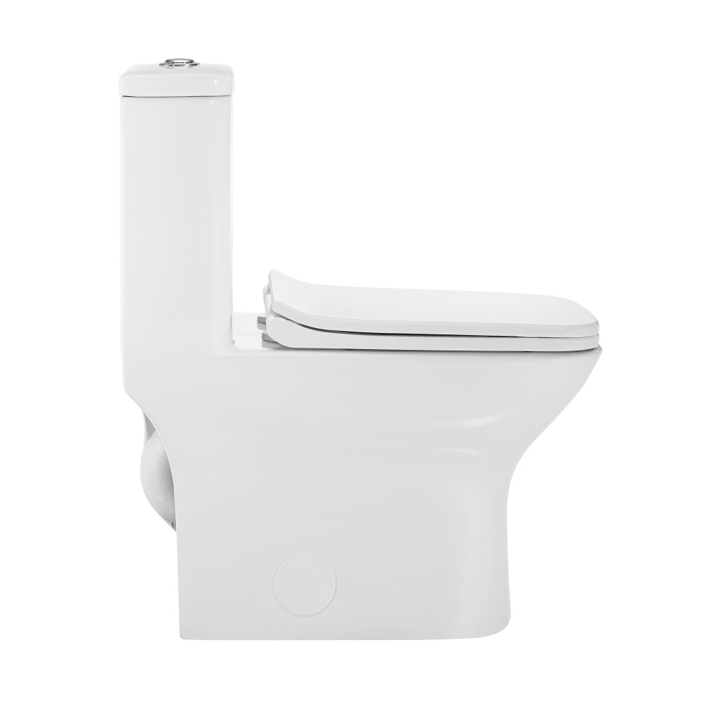 Carre One-Piece Square Toilet Dual-Flush 1.1/1.6 gpf - image 3 of 15