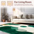 thumbnail image 2 of ODIKA 5'x7' Machine Washable Non-Slip Area Rug, Abstract Watercolor Modern Art Inspired High Traffic Rug, Green, 145879, 2 of 7