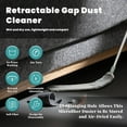 thumbnail image 2 of Saker Retractable Gap Dust Cleaner, Saker Plus Flat Duster, Extendable Microfiber Duster with Bendable & Removable Head, Reusable Washable Dusting Wand for Home,Ceiling,Blinds, 2 of 9