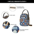 thumbnail image 4 of FORMRS Crossbody Bag for Women Quilted Travel Shoulder Cell Phone Purse with Chain Strap Handbag, Modern Color Circle, 4 of 7