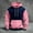 Pink003, variant on QHRMKOG Mens Hoodies Loose Fit Color Block Hooded Sweatshirts Casual Long Sleeve Drawstring Pullover Hoodie Fall Warm Tops with Pockets Black L