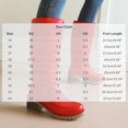 thumbnail image 3 of Women Round Toe Warm Knee High Boots Plus Size Mid Heel Quilted Fabric Tall Boots Non Slip Outsole for Fall Winter Commuting Travel Red, 3 of 7