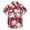 2-Red, variant on Telankuip Hawaiian Shirts for Men Fashion Coconut Trees and Sunset Print Short Sleeve Summer Beach Shirt Breathable Comfortable Tropical Style Holiday Casual Tops 3-Purple XL