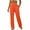 Orange, variant on Lmnyox Wide Leg Joggers for Women Soft Stretchy High Waist Workout Lounge Pants with Pocket Athletic Trousers