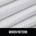 thumbnail image 5 of GORILLA GRIP Waffle Shower Curtain, Thick Weighted Fabric, Wrinkle and Rust Resistant, Classic Hotel Quality Design, Machine Wash, 72x72 White, 5 of 9