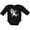 AB-Black, variant on Dabbing Unicorn Boys or Girls Long Sleeve Baby Bodysuit