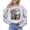 Gray Sweatshirt, variant on Funny Raccoon Howling at Moon Sweatshirt for Women and Teens Vintage Raccoon Graphic Pullover Gray Sweatshirt Adult Small