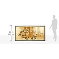 thumbnail image 4 of Oriental Furniture Love Birds on traditional gold leaf, wall décor, wall art, 72"W x 36"H, 4 of 4