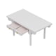 thumbnail image 1 of 1: 12 Dollhouse Desk, Modern Style Attractive Dollhouse Mini Writing Desk Toy Gift Decorative  For DIY For Friends ANGGREK Blanco, 1 of 8