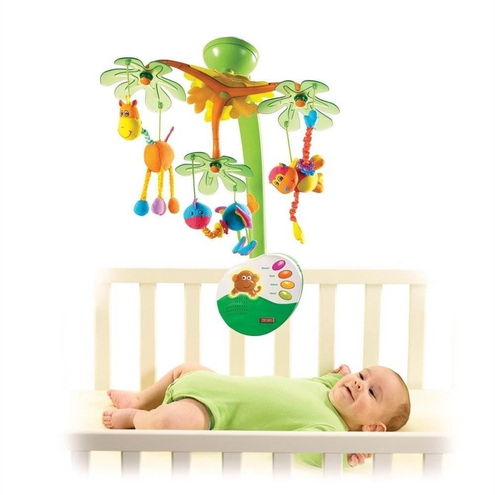 cot mobile with lights and music