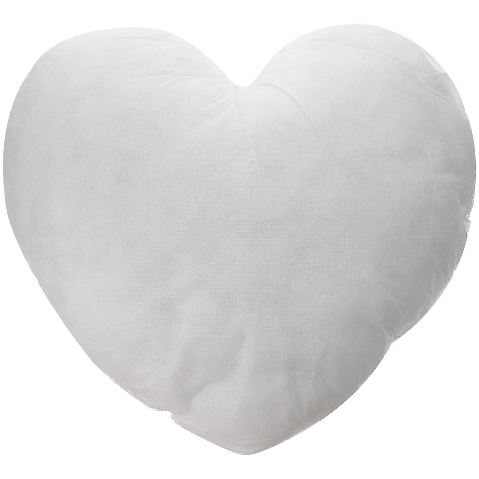 Coussin en Forme de Cœur Insert Décoratif Remplisseur d'Oreiller en Forme de Cœur