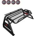 thumbnail image 7 of Black Horse Atlas Roll Bar Incl. Set of 5.3" Dia.LED Lights w/Red Trim Rings Black Compatible with 99-25 Ford F-250 Super Duty|99-25 Ford F-350 Super Duty|99-25 Ford F-450 Super Duty, 7 of 7