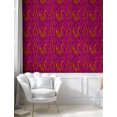 thumbnail image 5 of Ambesonne Safari Peel & Stick Wallpaper for Home, Zebra Pattern Stripes Design, 13"x100", Pink Plum Orange, 5 of 6