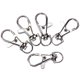 thumbnail image 1 of 5pc Clips giratorios Ganchos a presión Cierres de langosta Llavero Bolsa Charm Finding Sunnimix anillos de llavero con cierre de langosta, 1 of 7