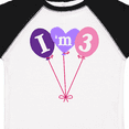 thumbnail image 4 of Inktastic 3rd Birthday Balloons 3 Year Old Girls Toddler T-Shirt, 4 of 5