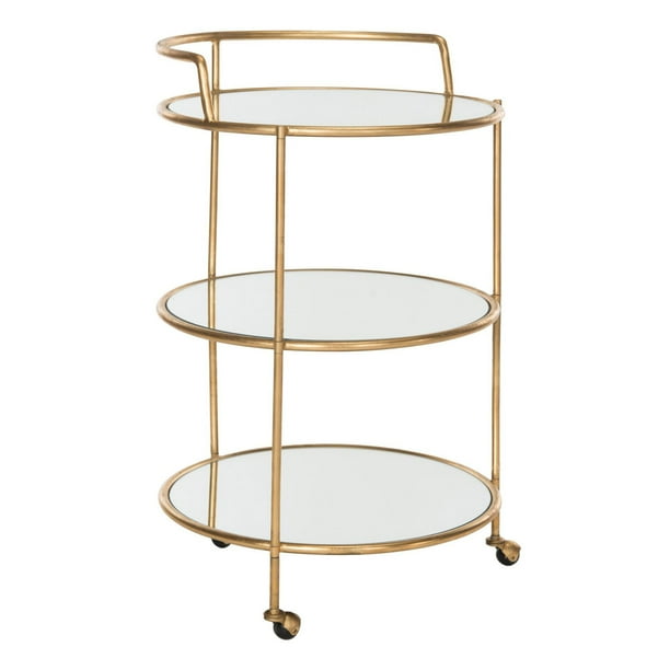 Safavieh Dulcinea Iron Bar Cart, Gold