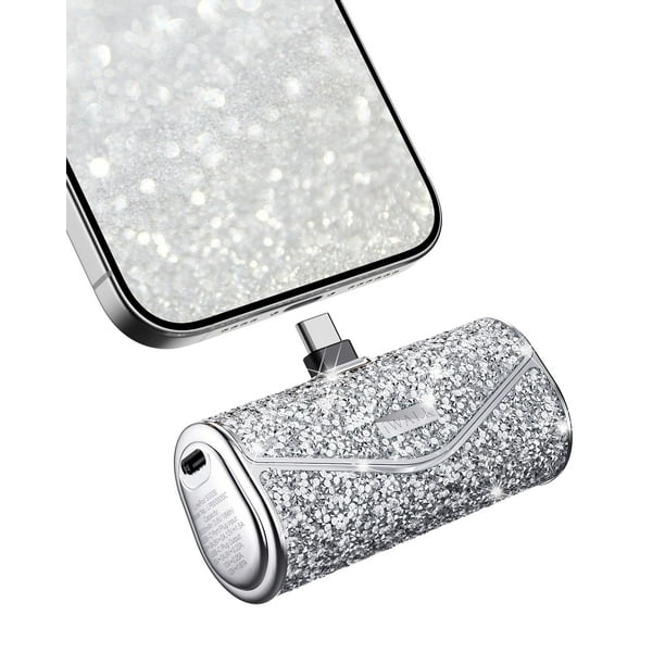 Cargador portátil iWalk Sparkly Power Bank de 5000 mAh de 22,5 W