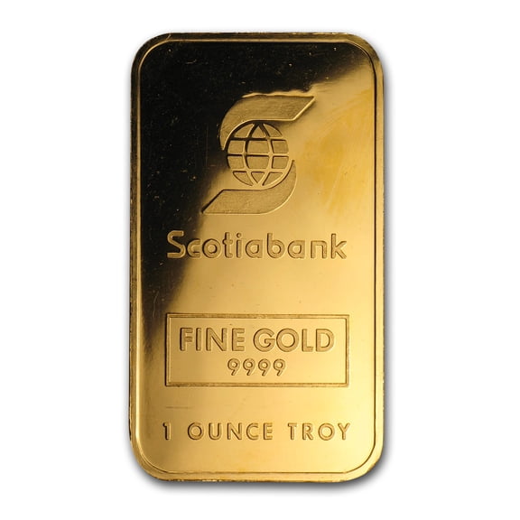 1 oz Gold Bar - Johnson Matthey (Scotiabank)