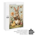 thumbnail image 6 of Cute Rabbit Reading The Holy Bible 1000 Piece Jigsaw Puzzle - Easter Decorative Sign - Cute Bunny - 1000 PC Jigsaw - Wooden, 6 of 8