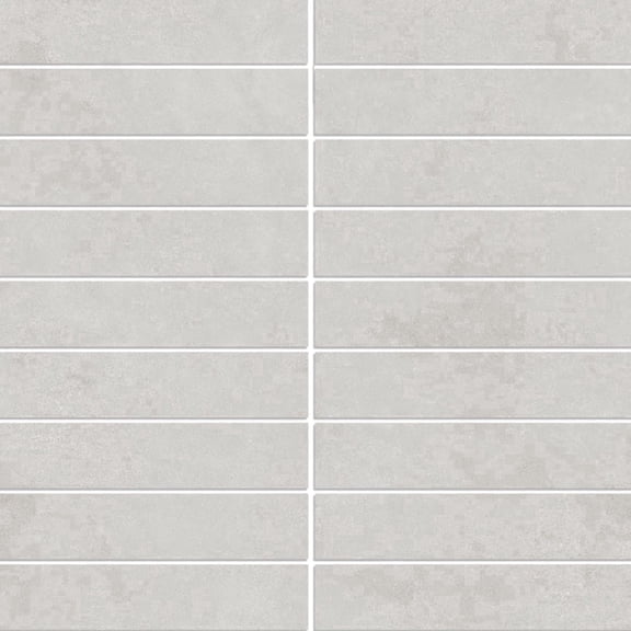 The Tile Life Foundry Concrete 4" x 4" Ceniza Matte Porcelain Mosaic Tile Sample, 1 Piece