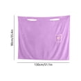thumbnail image 3 of Toalla de baño envolvente para mujer, envoltura de ducha de microfibra absorbente con bolsillo, cierre ajustable de botón, tela suave y amigable con la piel, múltiples colores, 3 of 6