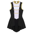 thumbnail image 5 of Haitryli Womens One Piece Circus Ringmaster Cosplay Costume Sleeveless Skirted Bodysuit Uniform Black 3XL, 5 of 7