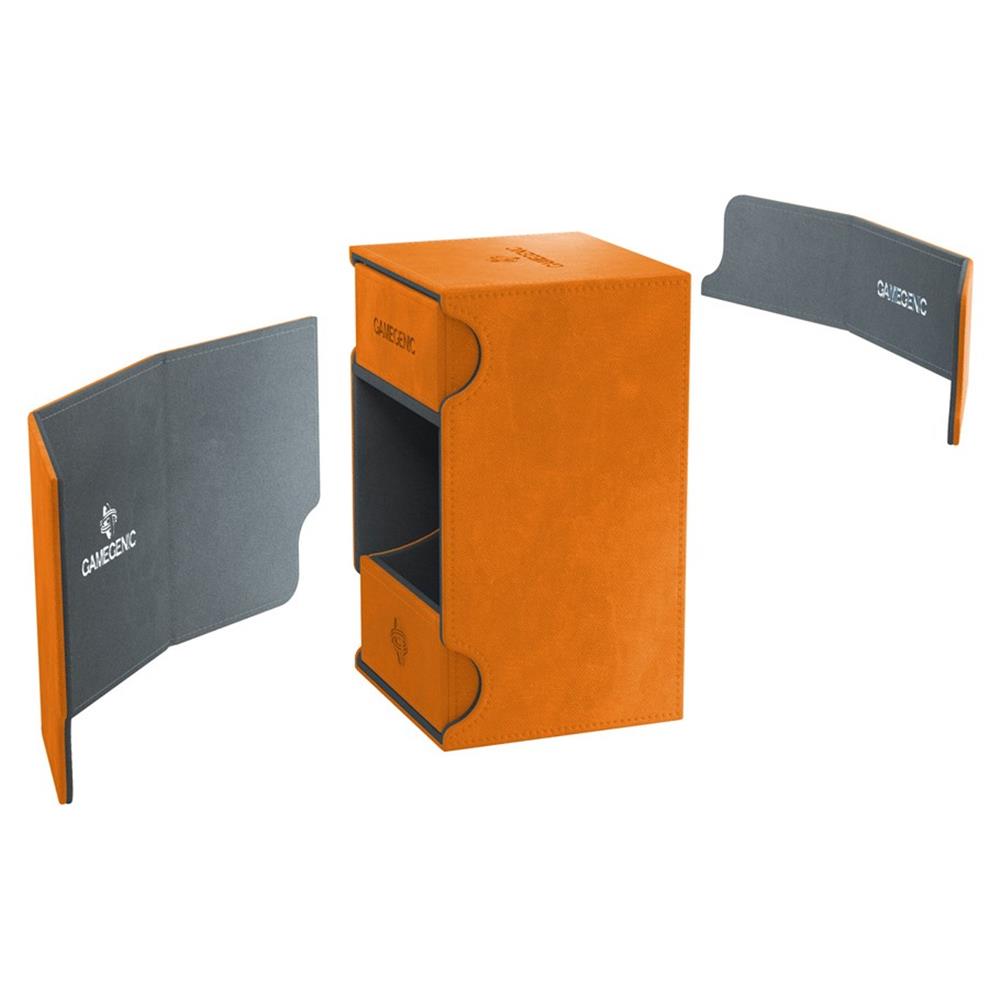 Gamegenic Watchtower GGS20105ML Boîte de Rangement Convertible de Plus de 100 Cartes XL – Rangement de Cartes à Double Manchon, Protecteur de Jeu de Cartes, Surface Nexofyber, Peut contenir jusqu'à Gamegenic Watchtower GGS20105ML Boîte de Rangement Convertible de Plus de 100 Cartes XL – Rangement de Cartes à Double Manchon, Protecteur de Jeu de Cartes, Surface Nexofyber, Peut contenir jusqu'à