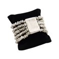 thumbnail image 2 of Multi Rows Triangle Bracelet With Plate, 2 of 3