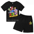 thumbnail image 2 of Nuevo conjunto de dos piezas de camiseta y pantalones cortos de Super Sonic, conjuntos de ropa para niños, niños y niñas, camisetas, camiseta y pantalones de Sonic, 2 of 5