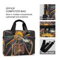 thumbnail image 4 of FORMRS 16" Laptop Bag Carrying Sleeve Case with Handle Travel Shoulder Briefcase, Colorful Skeleton Sun, 4 of 8