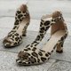 thumbnail image 5 of MKLEKYY Sandalias de Mujer, Estilo Europeo y Retro, de Comercio Exterior, de Talla Grande, Huecas, Ligeras, Con Suela Suave, Informales, Sandalias 764, 5 of 5