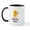 White/Black Inside, variant on CafePress - Mahjong Chick Mug - 11 oz Ceramic Mug - Novelty Coffee Tea Cup