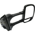 thumbnail image 7 of Towing Mirror Compatible With 1999-2007 Ford F-250 Super Duty F-350 Right Passenger Side w/ Blind Spot Corner Glass Textured Black Kool-Vue, 7 of 7