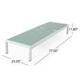 thumbnail image 4 of Tucker Outdoor Chaise Lounges, Set of 2, Green, White, 4 of 9