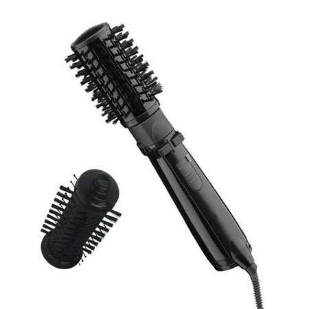 Ceramic Hot Airbrush - Pro Milano Hot Air Styler Ionic Conditioner Ceramic Barrel Heated Hot Air Styling Brush