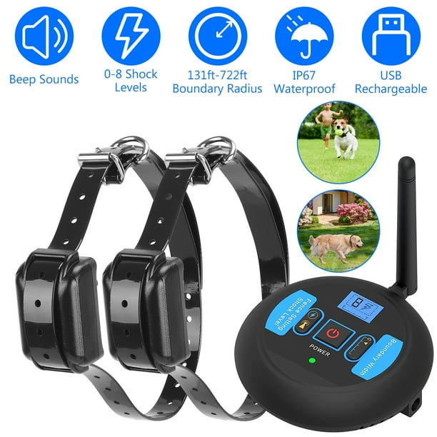 iMounTEK Wireless Electric Dog Fence Dog Training Collar Pet Shock