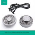 thumbnail image 2 of Fans for Air Condition Clothing Cooling Clothes Accessories Set, 2 of 5