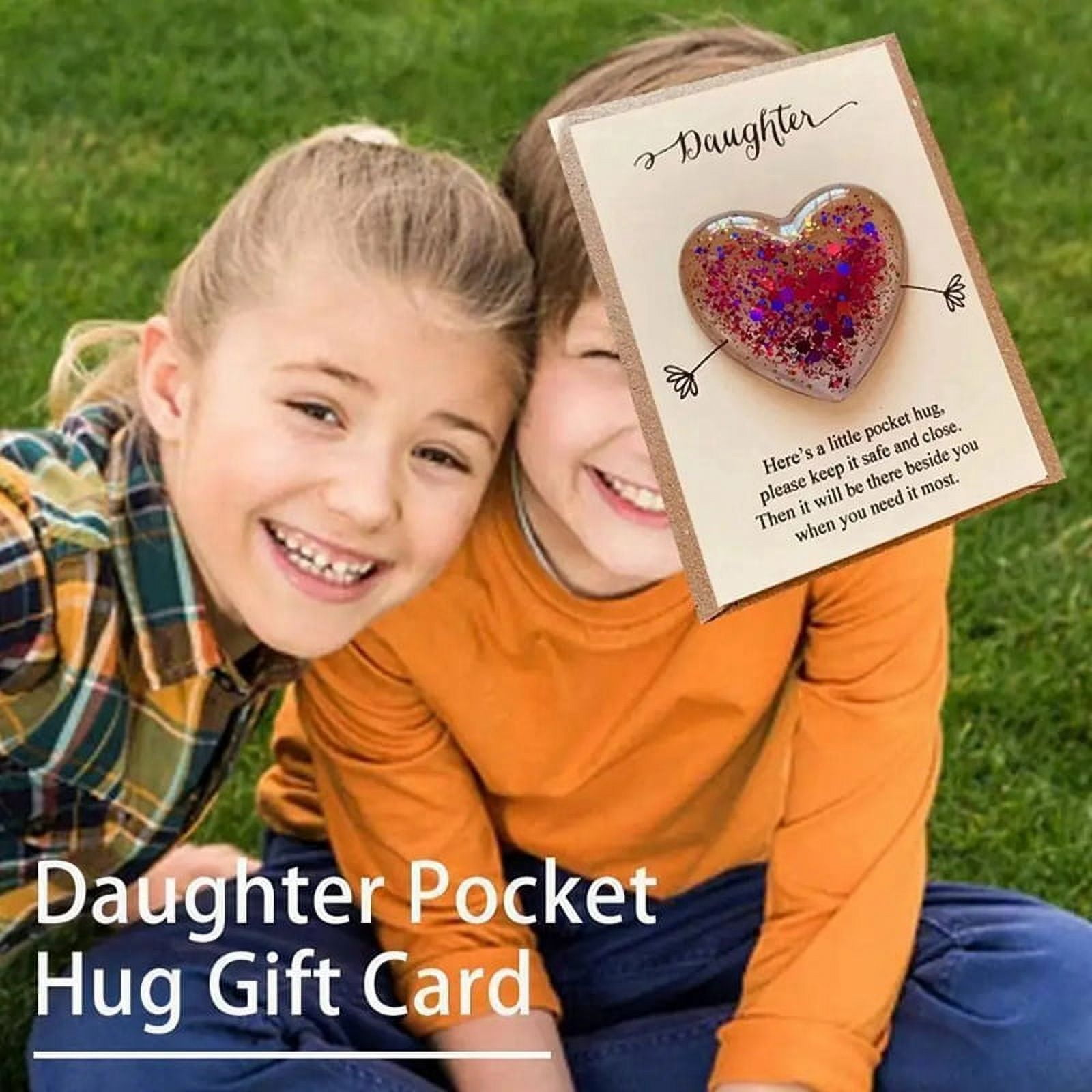 A Little Pocket Hug Cards Cute Love Decoration Special Encourage Birthday Wedding Valentines Gift for Family