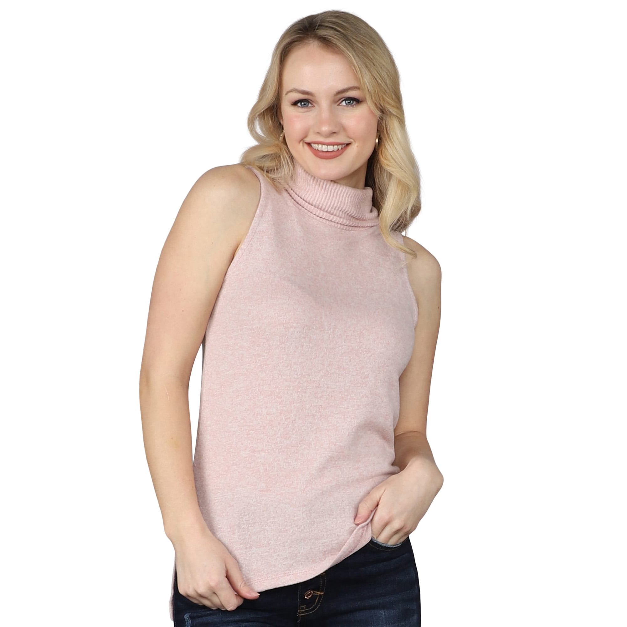 high neck woolen blouse