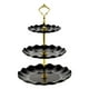thumbnail image 1 of Bandeja De Almacenamiento Postre Tower Postre Candy Dish Almacenamiento De Autoayuda Para El Hogar Negro Sunnimix Soporte para cupcakes de postre, 1 of 7