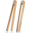 thumbnail image 1 of 2 Pieces Magnetic Bamboo Toaster Tongs 8.7 Inch Wooden Kitchen Toast Tongs for Cooking, Natural Bam, 1 of 5