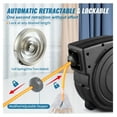 thumbnail image 4 of Retractable Extension Reel Heavy Duty 12AWG 45FT, SJTOW Power Cord Reel with Lighted Outlet & Swivel Bracket - Garage, Workshop, Construction, 4 of 9