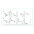 thumbnail image 6 of U Brands Glass Dry Erase Board, 72" x 36", Whiteboard, Black Surface, Frameless, 172U, 6 of 7